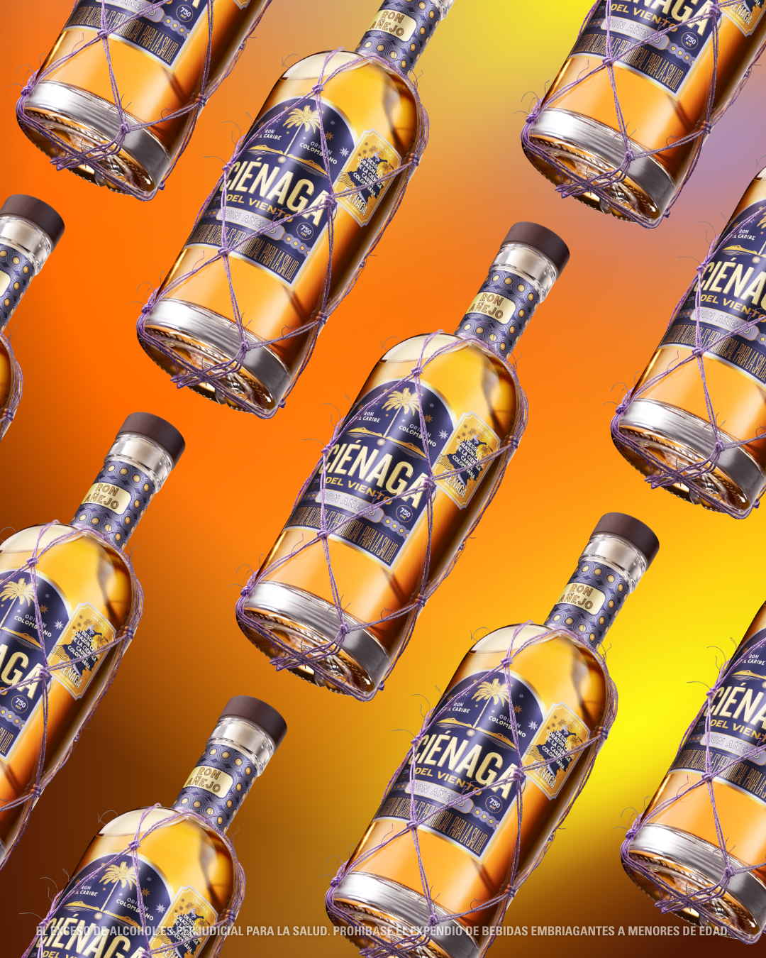 CIÉNAGA DEL VIENTO RON AÑEJO 750 ML