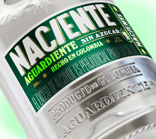 NACIENTE AGUARDIENTE 24° SIN AZÚCAR 750 ML